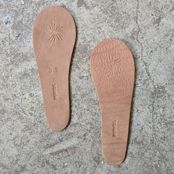Papoutsi Things Inlegzooltjes Leer<br>Tender Taupe