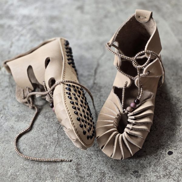 Papoutsi Padots High Boot Bone Boon Beauty