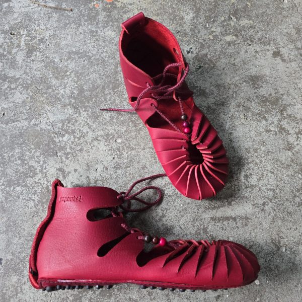 Papoutsi Padots High Boot Wonderful Red