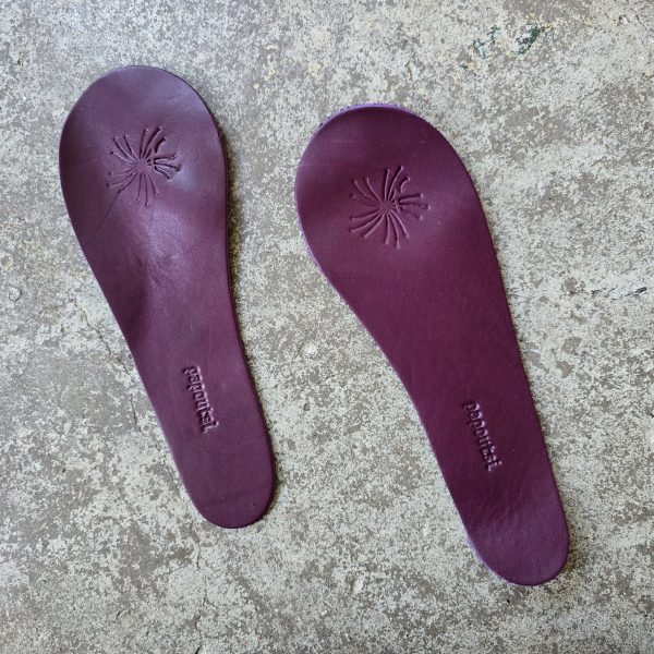 Papoutsi Things Inlegzooltjes Leer<br>Butterfly Lavender