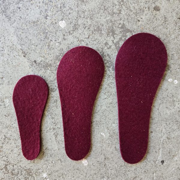 Papoutsi Things Inlegzooltjes Wolvilt<br> Wonderful Red