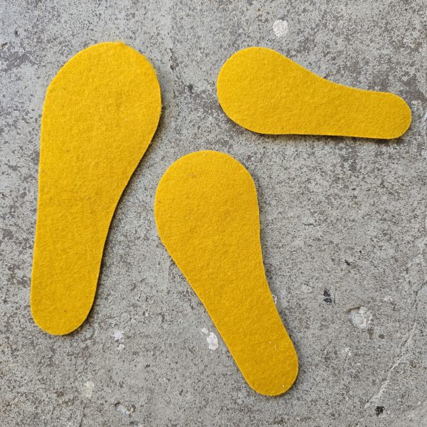 Papoutsi Things Inlegzooltjes Wolvilt<br> Curcuma Circus